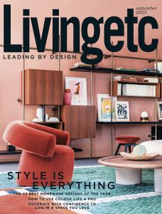 Cover for Living Etc., September 2023, featuring Jenny Luck Interiors